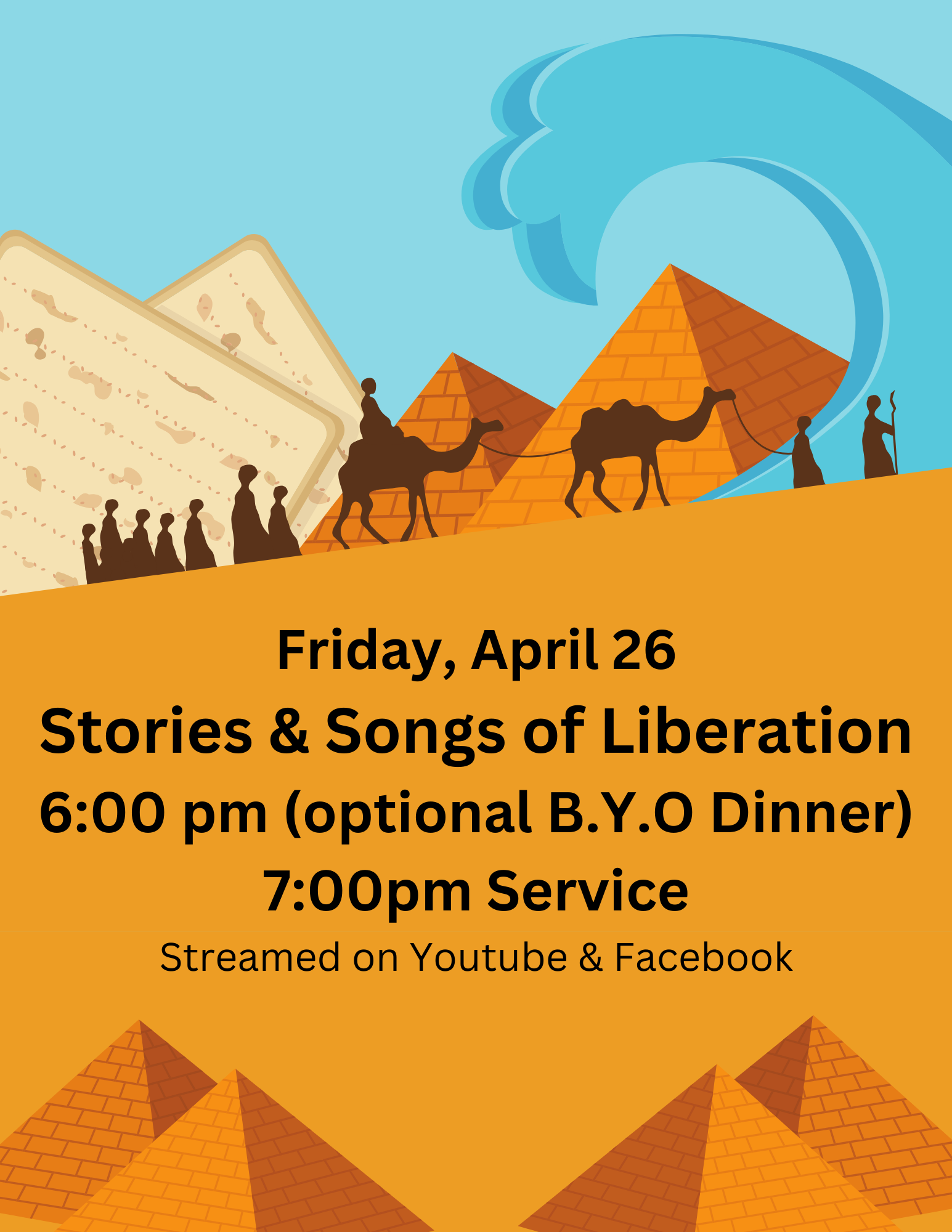 Friday April 26, 600 pm OPtional ByOD 700pm Stories and liberation