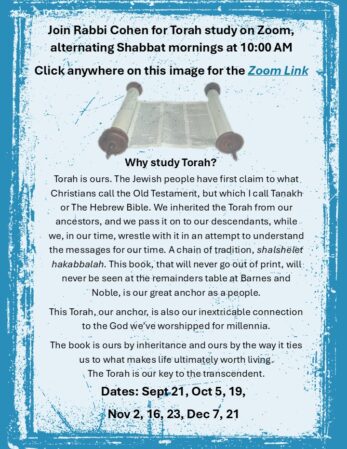 Torah study with Rabbi Phil Cohen V3